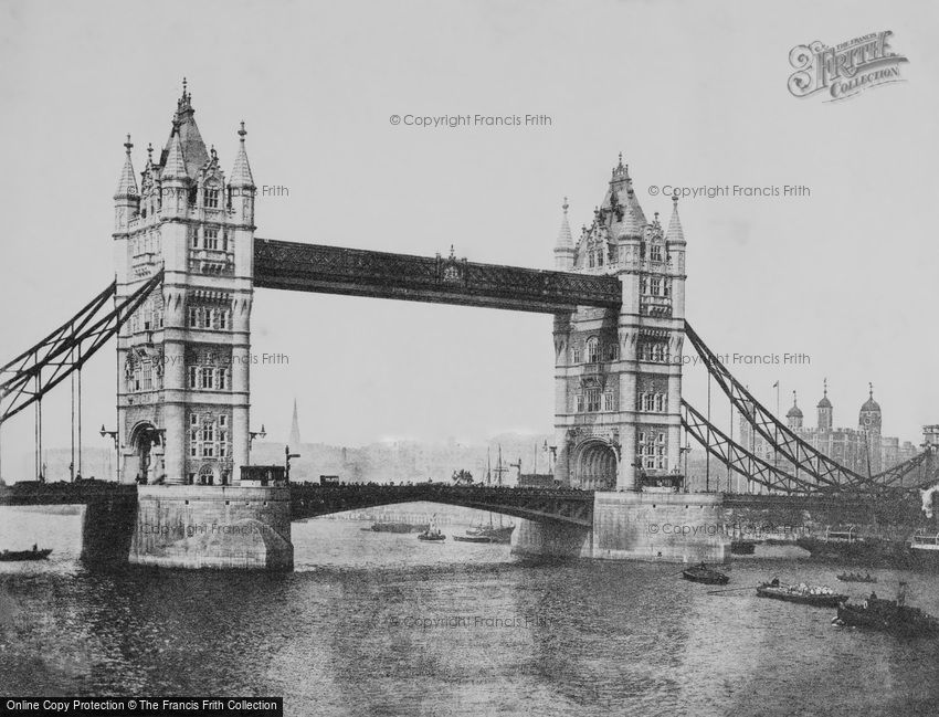 London, Tower Bridge c1895