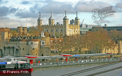 Tower Of London And Tower Pier From HMS Befast 2012, London