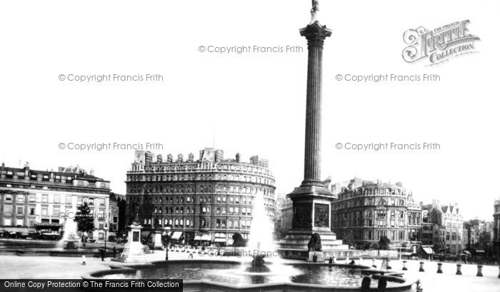 Photo of London, Trafalgar Square 1890