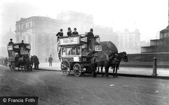 London, Trafalgar Square c1890