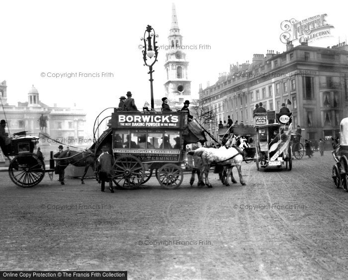 Photo of London, Trafalgar Square c.1900