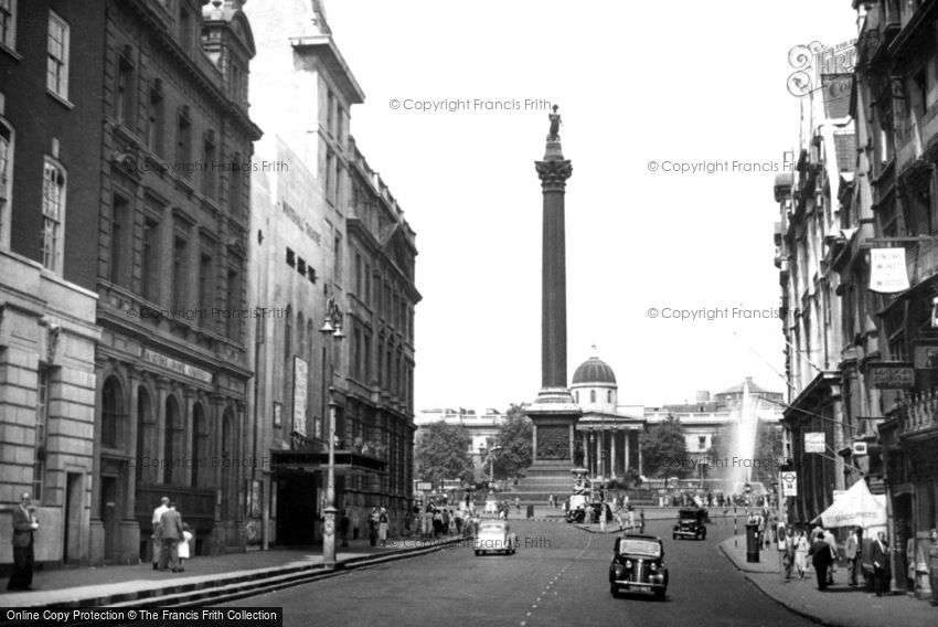 London, Trafalgar Square from Whitehall c1950