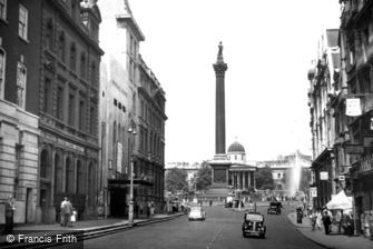 London, Trafalgar Square from Whitehall c1950