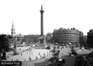 London, Trafalgar Square, St Martin-in-the-Fields  c1915