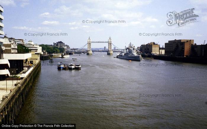 Photo of London, View From London Bridge 1981