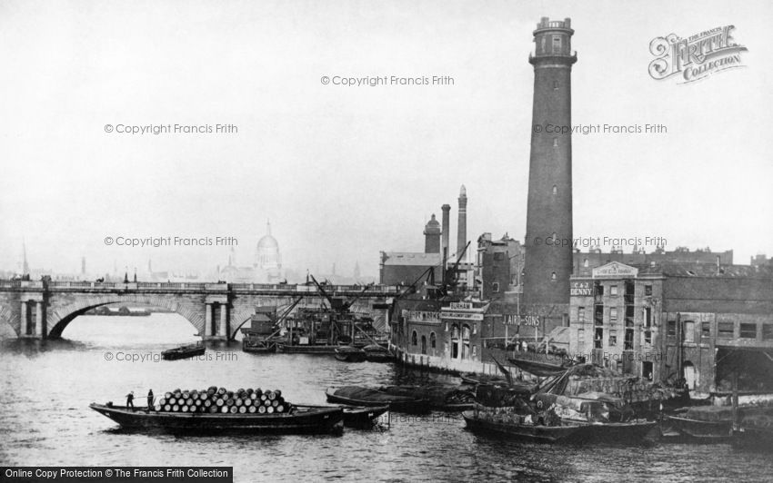 London, Waterloo Bridge c1890