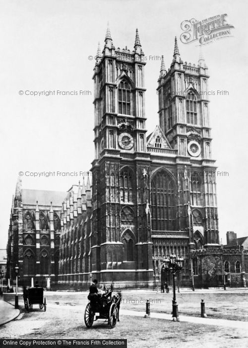 Photo of London, Westminster Abbey c.1867