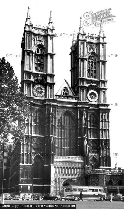 Photo of London, Westminster Abbey c.1965