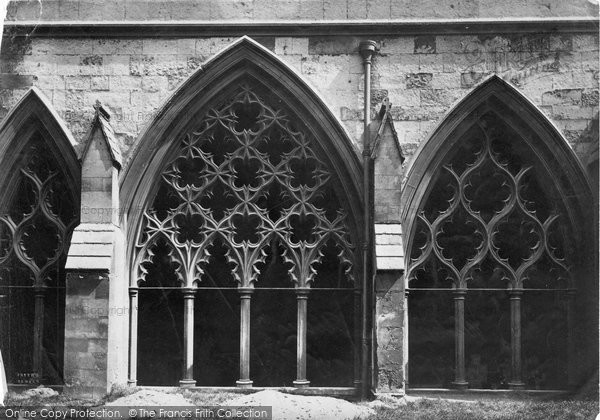 Photo of London, Westminster Abbey, Cloisters Window 'kentish Fire' c.1862