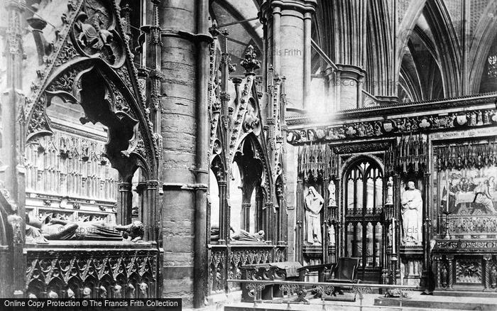 Photo of London, Westminster Abbey, Crusader's Tomb And Reredos c.1896