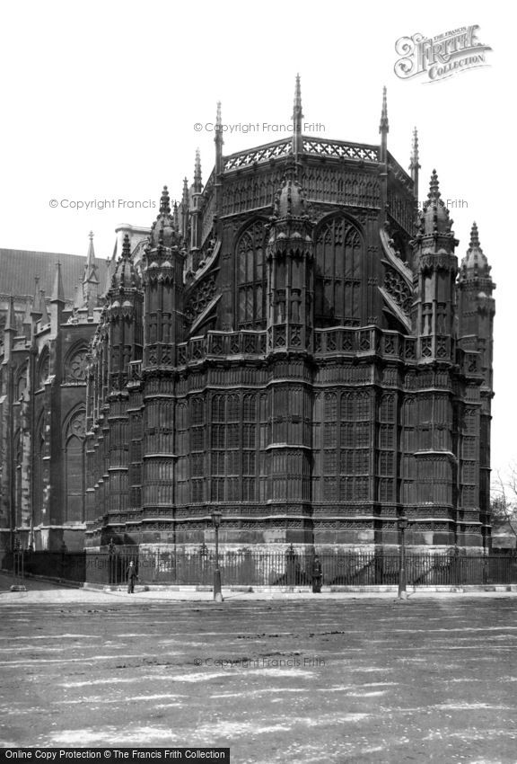 London, Westminster Abbey, east end of Henry VII Chapel 1890
