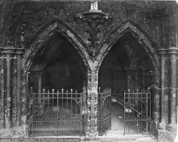 Photo of London, Westminster Abbey, Entrance To Cloisters c.1862