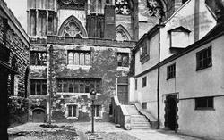 Westminster Abbey, Entrance To The Jerusalem Chamber c.1895, London