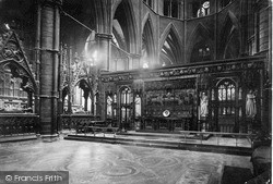 Westminster Abbey, Reredos c.1890, London