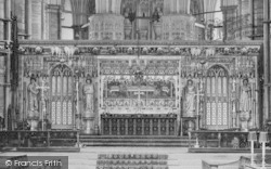 Westminster Abbey, Reredos c.1900, London