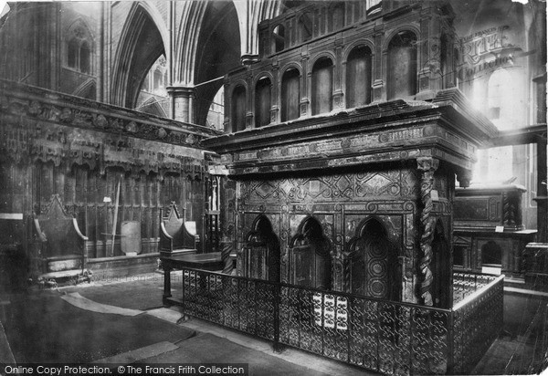 Photo of London, Westminster Abbey, Shrine Of Edward The Confessor c.1900
