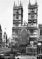 Westminster Abbey, St Margaret's And Big Ben c.1930, London