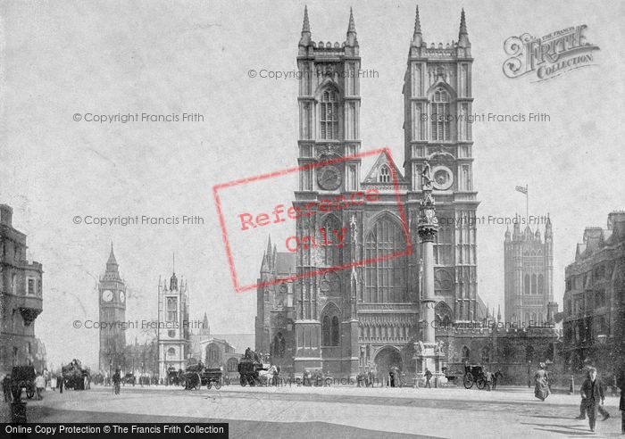 Photo of London, Westminster Abbey, St Margaret's Church And Victoria Tower c.1895