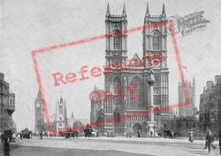 Westminster Abbey, St Margaret's Church And Victoria Tower c.1895, London