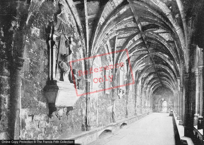 Photo of London, Westminster Abbey, The Cloisters c.1895