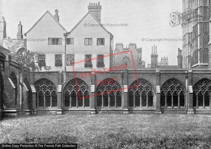 Photo of London, Westminster Abbey, The Deanery From Cloister Court c.1895