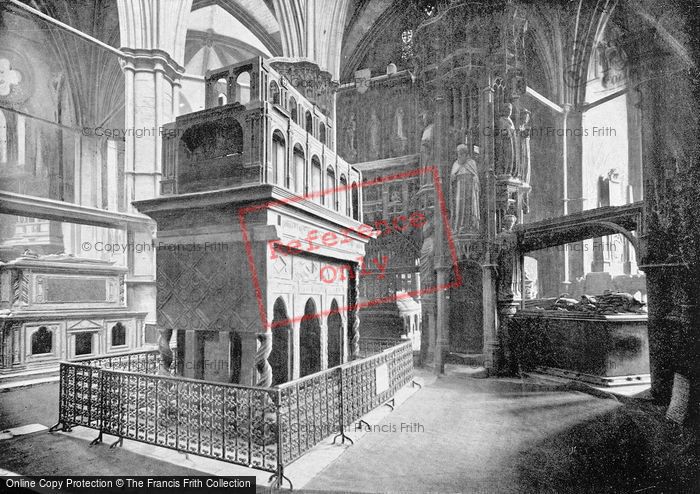 Photo of London, Westminster Abbey, Tomb Of Edward The Confessor c.1895