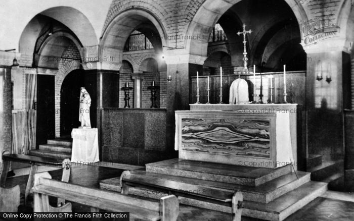 Photo of London, Westminster Cathedral, The Crypt Chapel Altar c.1930