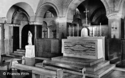 Westminster Cathedral, The Crypt Chapel Altar c.1930, London