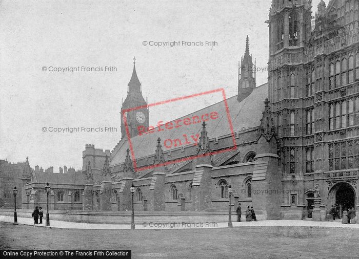 Photo of London, Westminster Hall, Houses Of Parliament c.1895