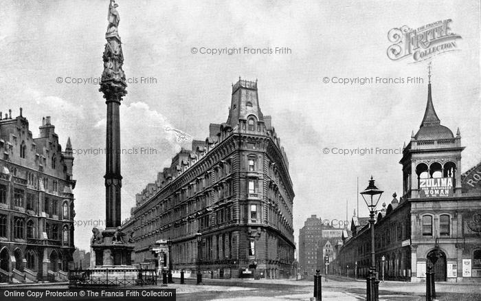 Photo of London, Westminster Palace Hotel, Westminster Column, Queen Anne's Mansions And The Royal Aquarium c.1895