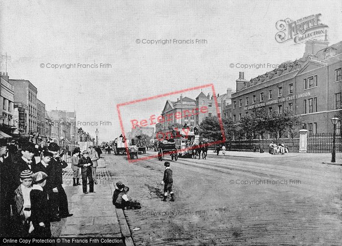 Photo of London, Whitechapel Road, The London Hospital c.1895