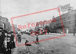Whitechapel Road, The London Hospital c.1895, London
