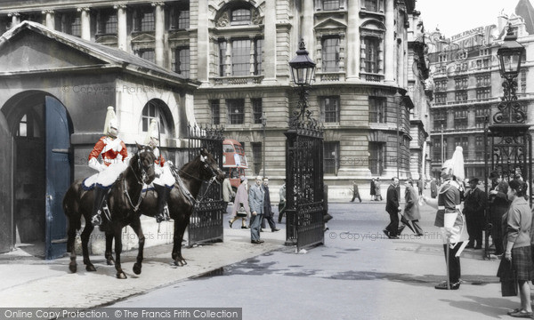 Photo of London, Whitehall, The Horse Guards c.1960