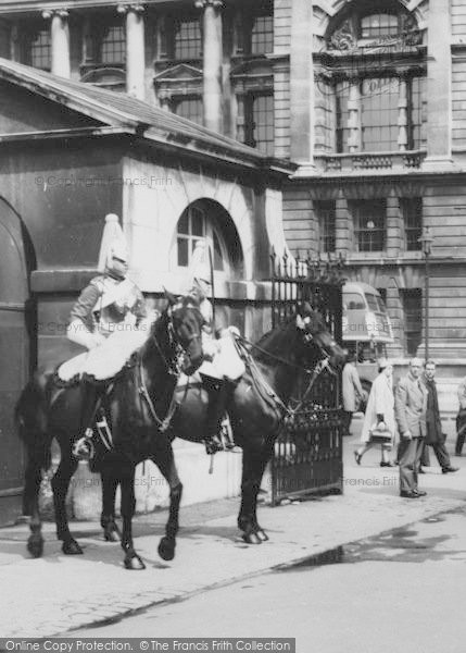 Photo of London, Whitehall, The Household Cavalry c.1960