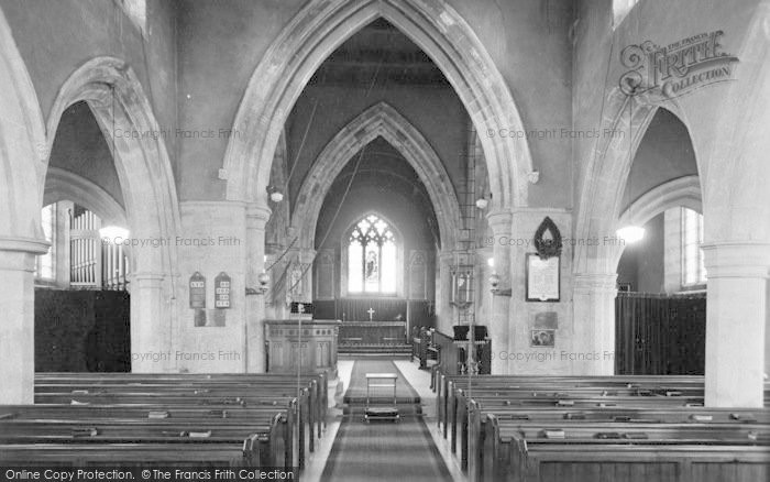 Photo of Long Clawson, St Remigius Church, The Nave c.1955 