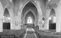 St Remigius Church, The Nave c.1955 , Long Clawson