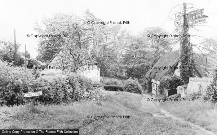 Photo of Long Crendon, Church Green c.1960