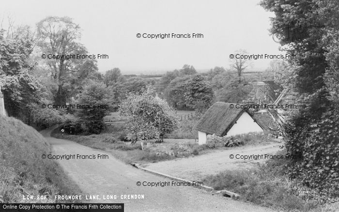 Photo of Long Crendon, Frogmore Lane c.1960