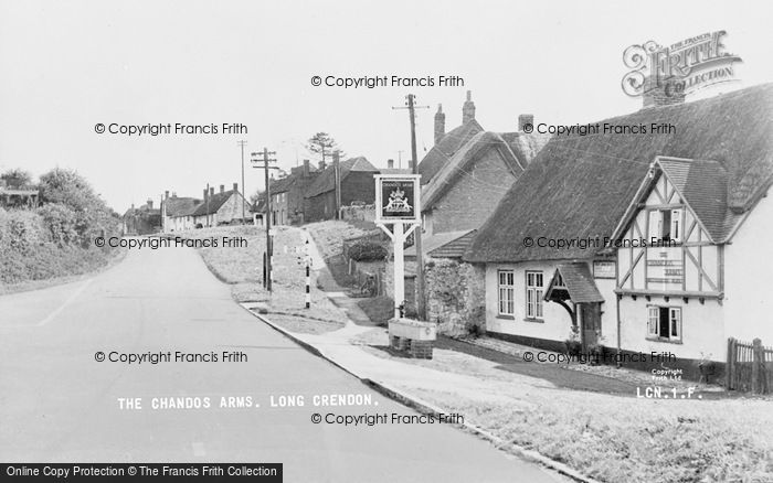 Photo of Long Crendon, The Chandos Arms c.1955