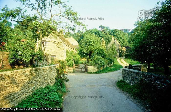 Photo of Long Dean, East Aspect From Castle Coombe Path c.1995