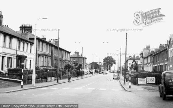 Photo of Long Ditton, Portsmouth Road c1955