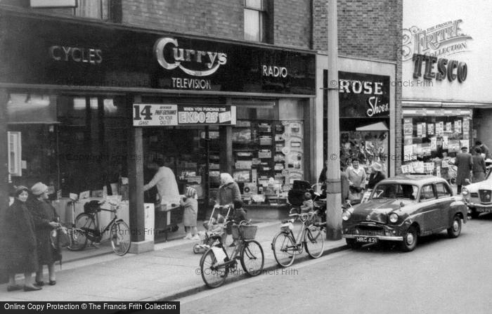 Photo of Long Eaton, Shops Along The High Street c.1960