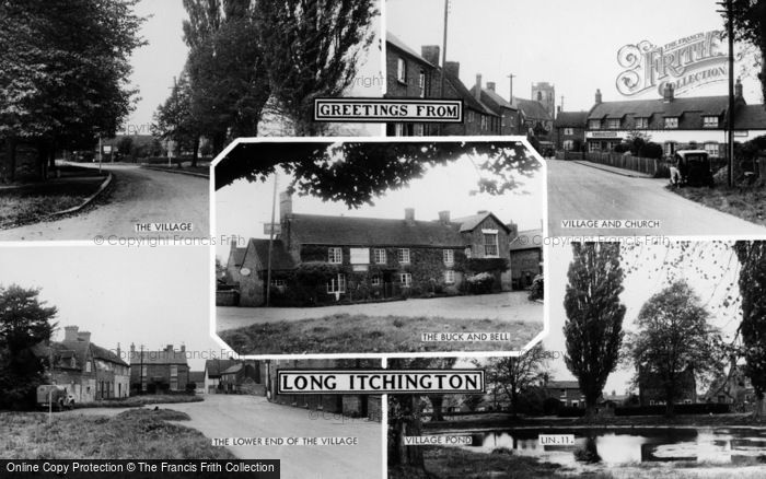 Photo of Long Itchington, Composite c.1955