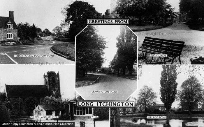 Photo of Long Itchington, Composite c.1955