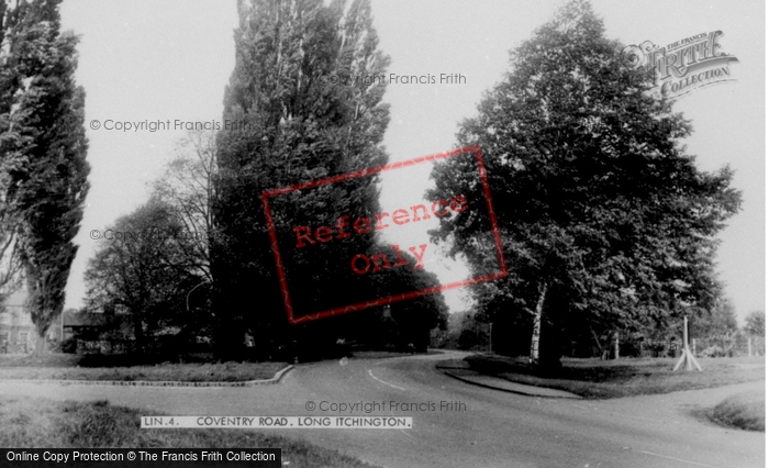 Photo of Long Itchington, Coventry Road c.1955