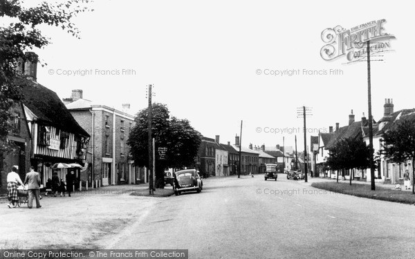 Photo of Long Melford, Hall Street c.1955