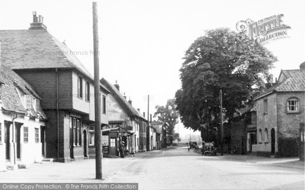Photo of Long Melford, Hall Street c.1955