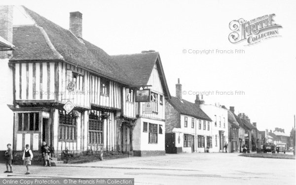 Photo of Long Melford, The Bull Hotel c.1955