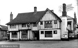 The Bull Hotel c.1955, Long Melford