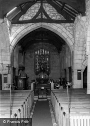 Church Interior c.1960, Long Preston